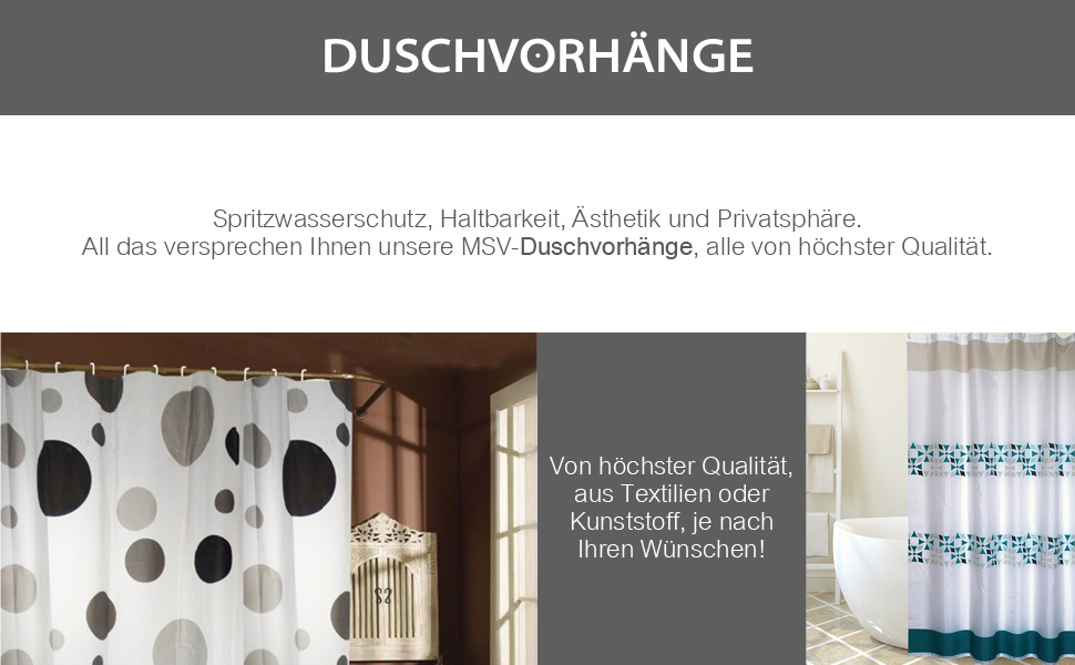 Штора для душу MSV Cotexsa 142102 Premium 'Mosaik' оранжева 180x200 см, антибактеріальна, з кільцями, поліестер, Іспанія