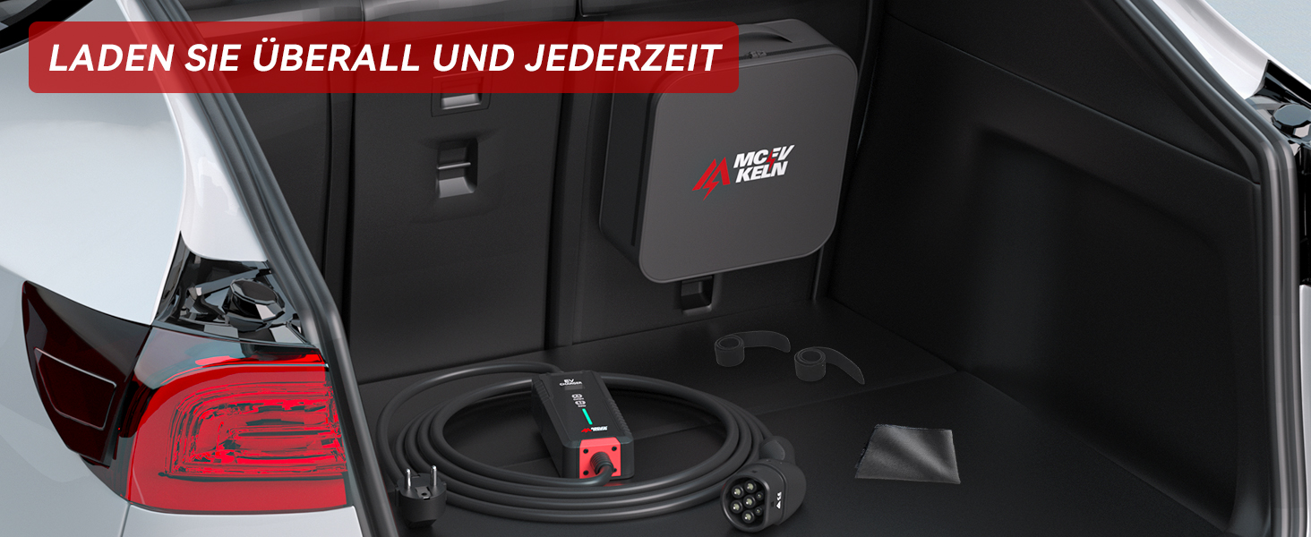 Кабель для зарядки електромобіля Type 2 Schuko 3.6 кВт, 5м, IP65, 16A - Зарядний пристрій для електрокарів та гібридів