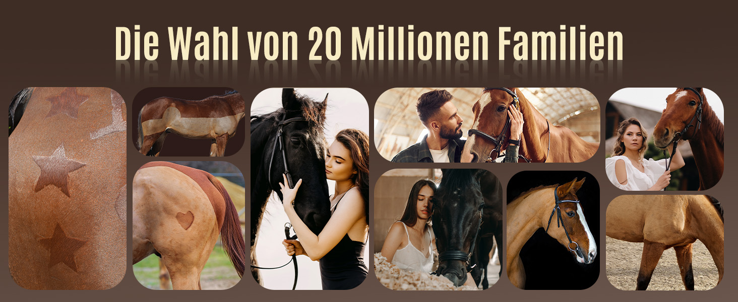 Машина для стрижки коней Oneisall бездротова, потужна, 7000 обертів, для густого та сплутаного волосся, чорна