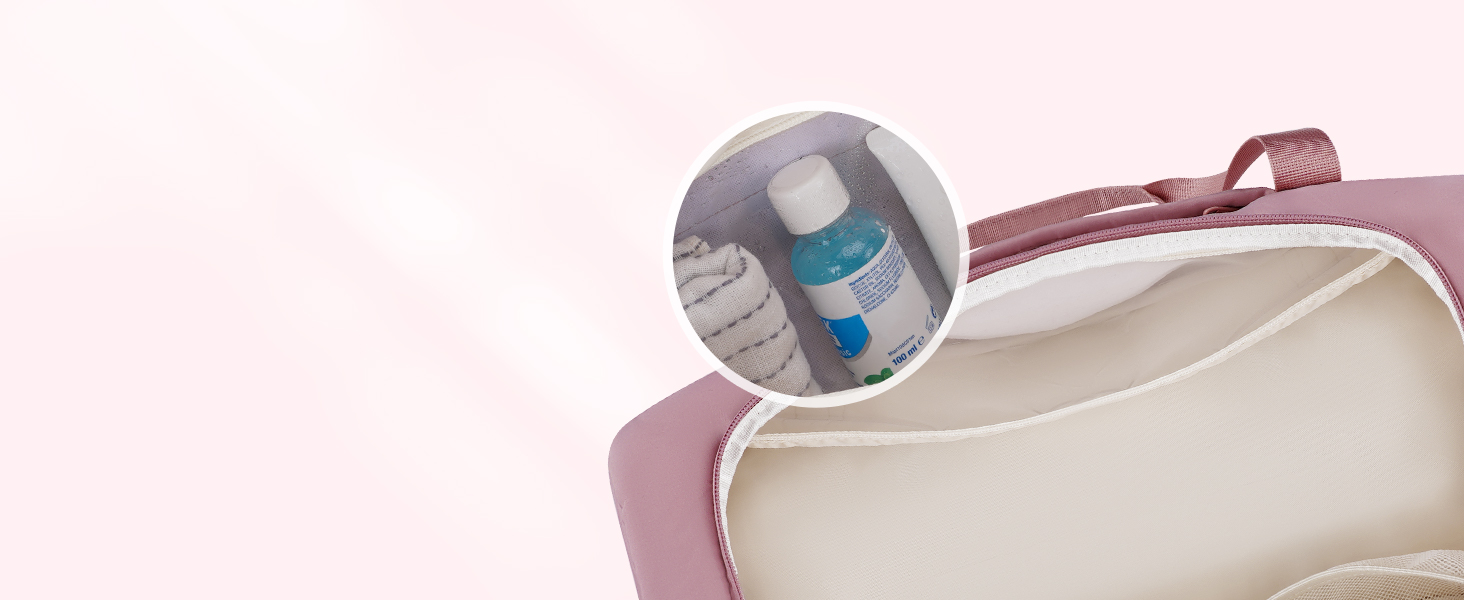 Спортивна сумка Wandf для ручної поклажі в літак (45x36x20 см) з відділенням для взуття та мокрих речей, бежева