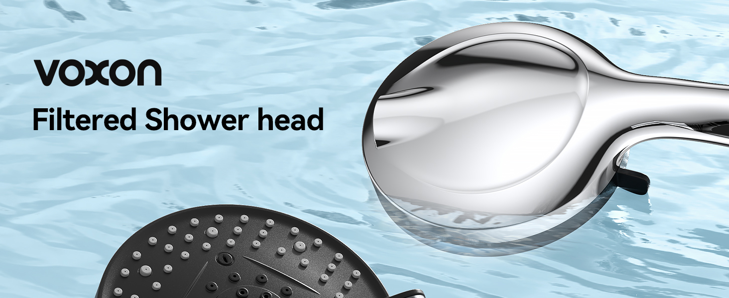 Дюшовий насадок VOXON з 10 режимами струменя, високий тиск, економія води, для миття ванни та плитки, фільтр з обмежувачем потоку