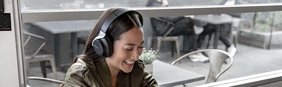 Shure Aonic 40: Бездротові навушники з активним шумозаглушенням, Bluetooth, мікрофон, 25 годин роботи, сумісність з iPhone та Android, білий (чорний)