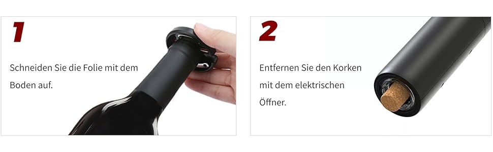 Електричний відкривачка вин AikarO - автоматичний, акумуляторний (набір A)