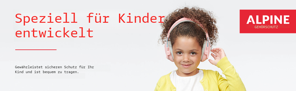Дитячі навушники для захисту від шуму Alpine Muffy – комфортний захист вух для дітей до 16 років, регульоване наголов'я (чорний)