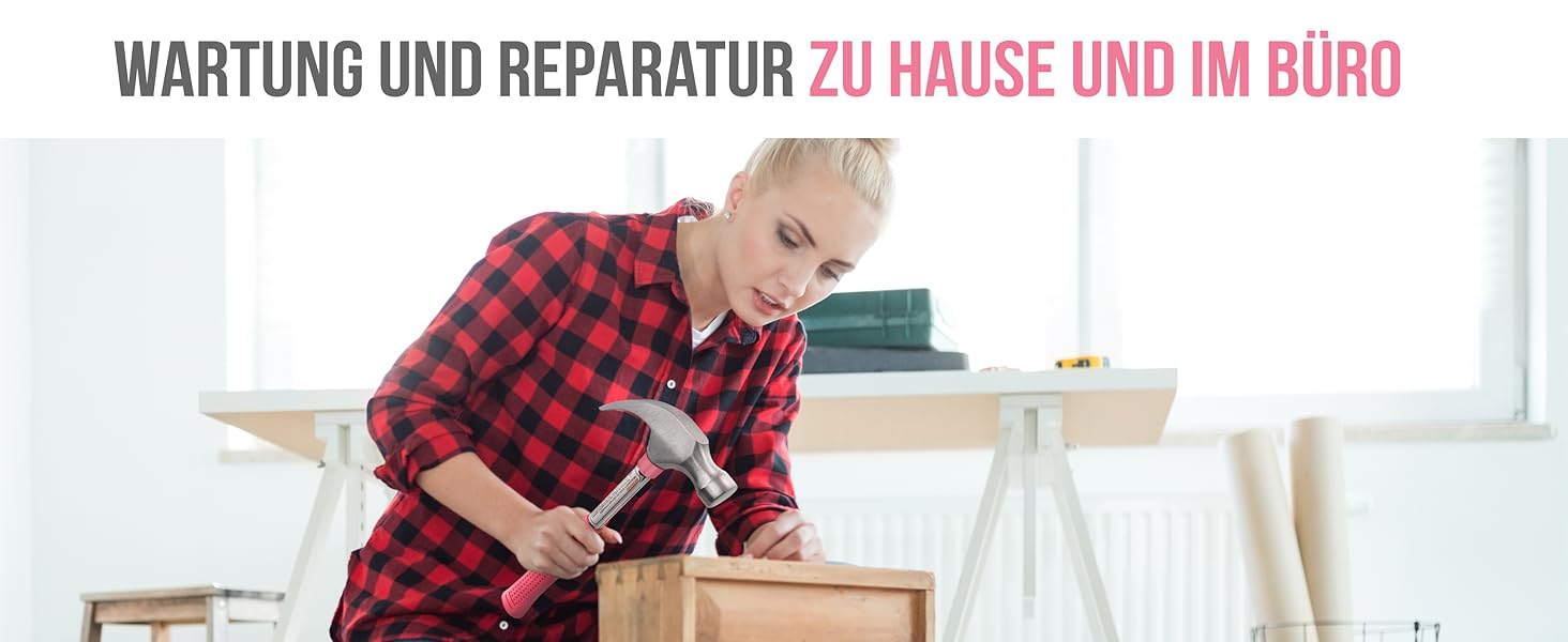 Акумуляторний шурупокрут Hi-Spec у наборі інструментів, 30 частин. Рожевий набір інструментів для жінок: свердління, ремонт, творчість