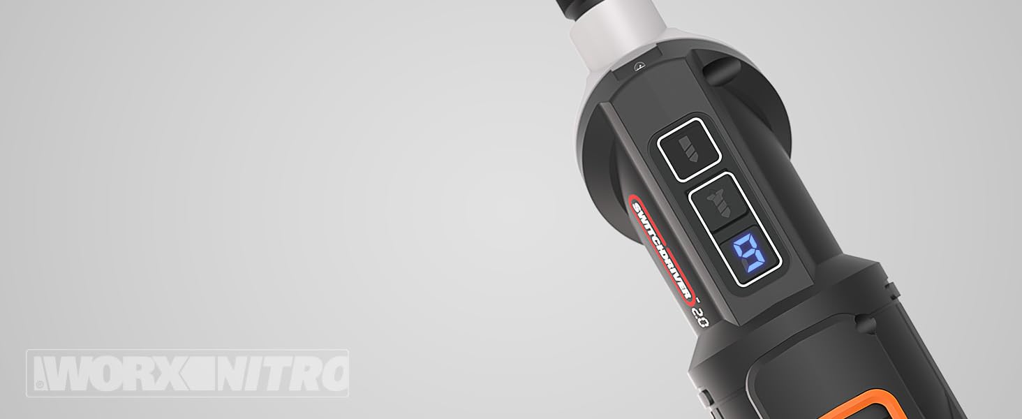 WORX WX177 NITRO акумуляторний дриль-шуруповерт Switchdriver 2.0 20V – потужний безщітковий двигун, 50Nm крутний момент, швидка заміна біт, точне регулювання крутного моменту, в комплекті акумулятор та зарядний пристрій. NITRO версія