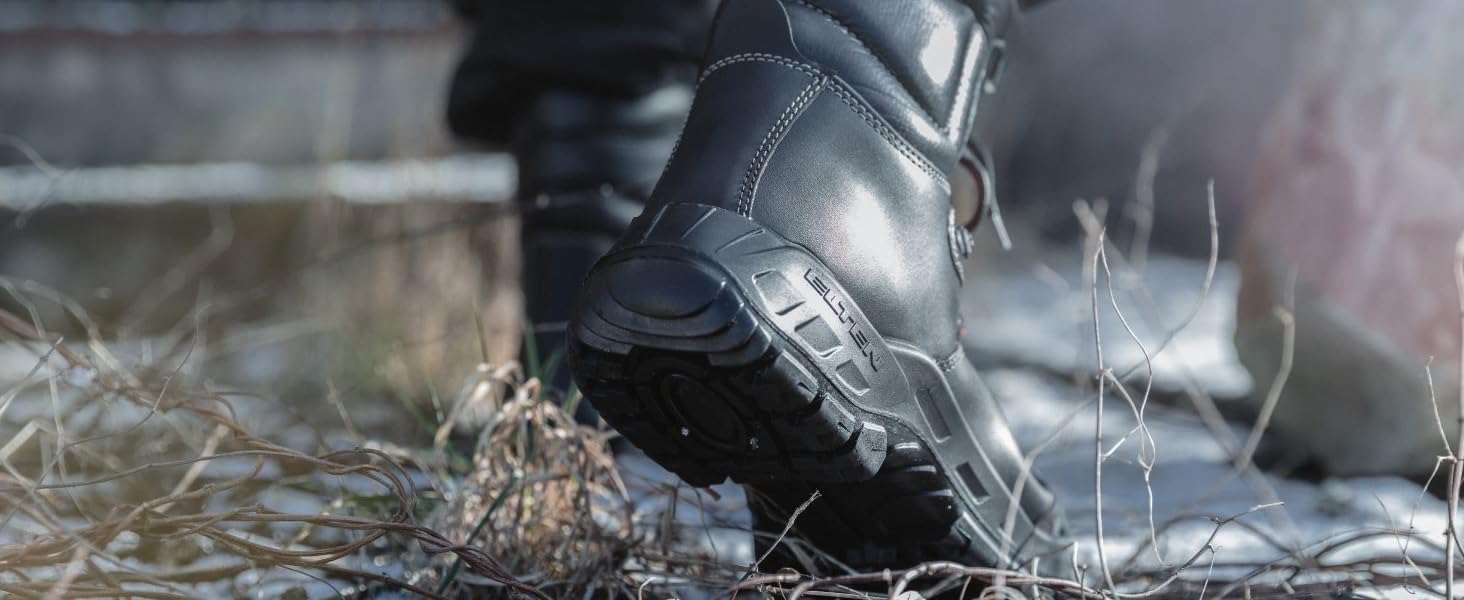 Черевики робочі ELTEN Renzo Winter S3S CI, зимові, шкіряні, сталевий підносок, чорні, 43 EU (жіночі та чоловічі)