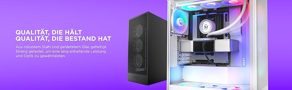 Корпус NZXT H7 Flow для ПК ATX з покращеною вентиляцією | Підтримка 3 x 120 мм вентиляторів для охолодження відеокарти | 3 x 120 мм фронтальні вентилятори | Пластина для встановлення 420 мм кулера спереду | Flow RGB 2024, білий