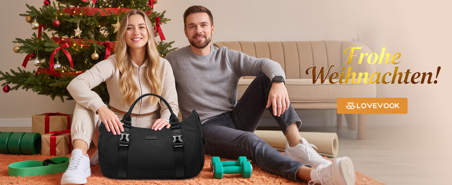 Спортивна сумка LOVEVOOK 50L: для фітнесу, йоги, подорожей, з відділенням для взуття та килимка