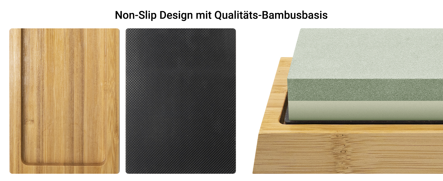 Набір для заточування ножів Schleifstein: 400/1000, з підставкою та кутовою насадкою