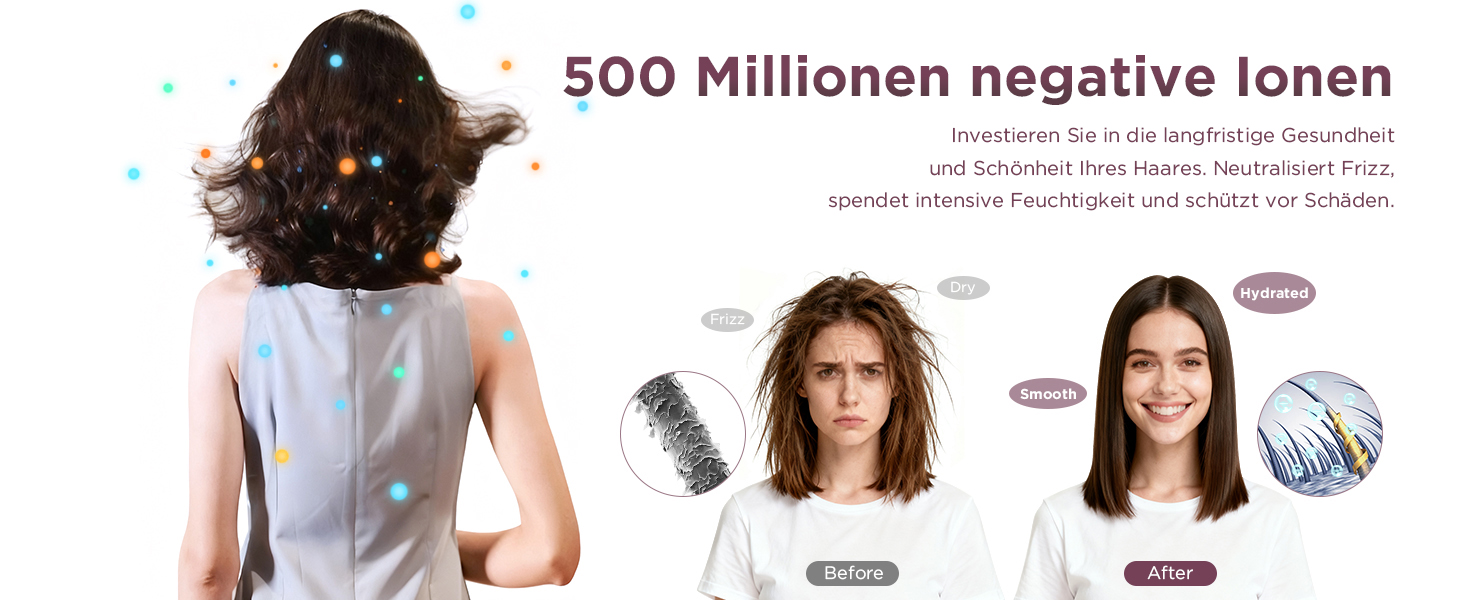 PARWIN PRO BEAUTY MaxAIR 2.0 Multi-Styler Set: 7-в-1 Фен, Плойка, Випрямляч, Щітка для об'єму, 110000 об/хв, Автоматична намотка, Подвійна напруга, Jasper Plum