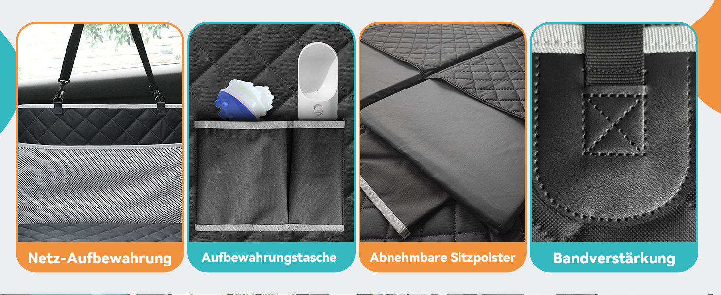 Килимок для собак у машину з жорсткою основою, водовідштовхуючий, антиковзкий, легко миється. 8-шаровий матеріал, багатофункціональний дизайн, захист від подряпин.