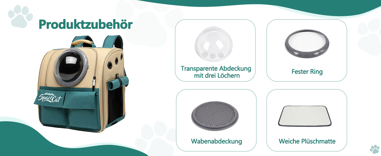 Рюкзак-переноска для кота Galatée, рюкзак для тварин, рюкзак-кокони, рюкзак-капсула з вентиляцією, рюкзак для собак та маленьких собак (сірий)