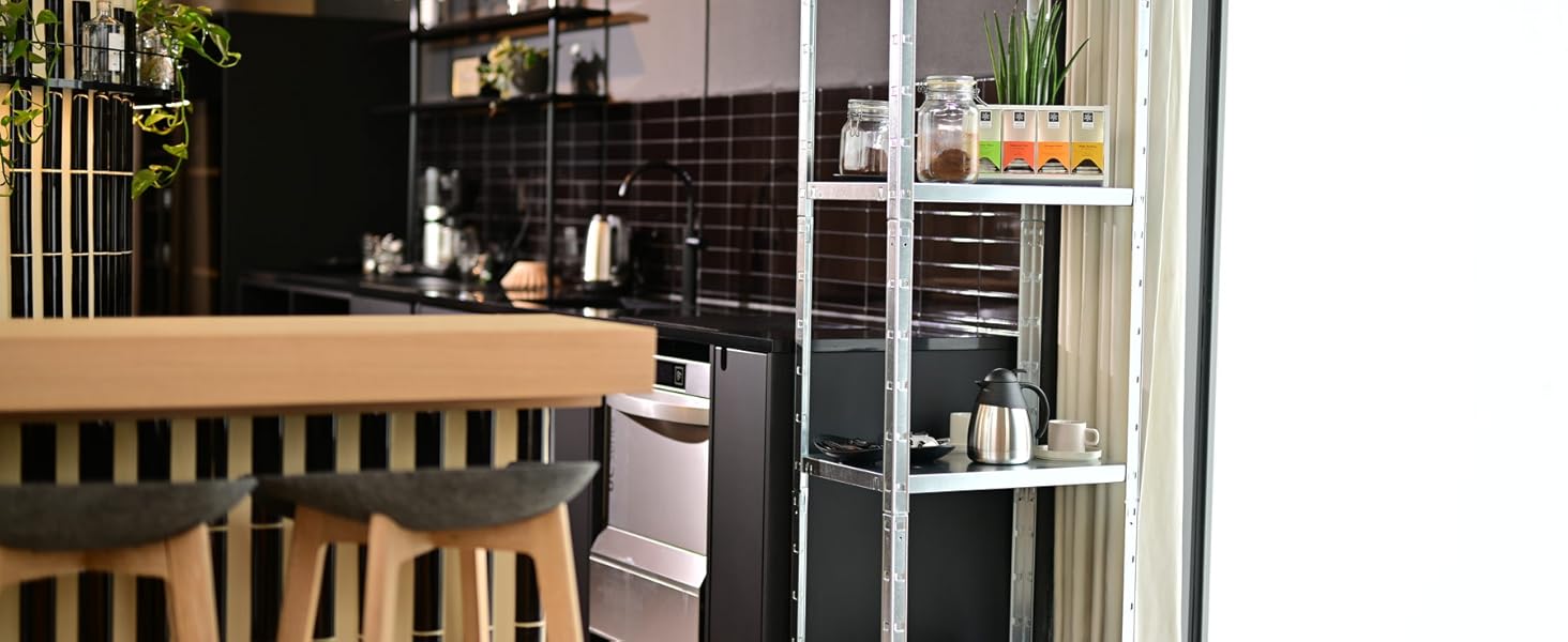 Металевий стелаж SCHULTE Regalwelt PowerMAX, 4 полиці, 65 кг, 180x60x40 см, оцинкований, для складу, майстерні, гаража, підвалу