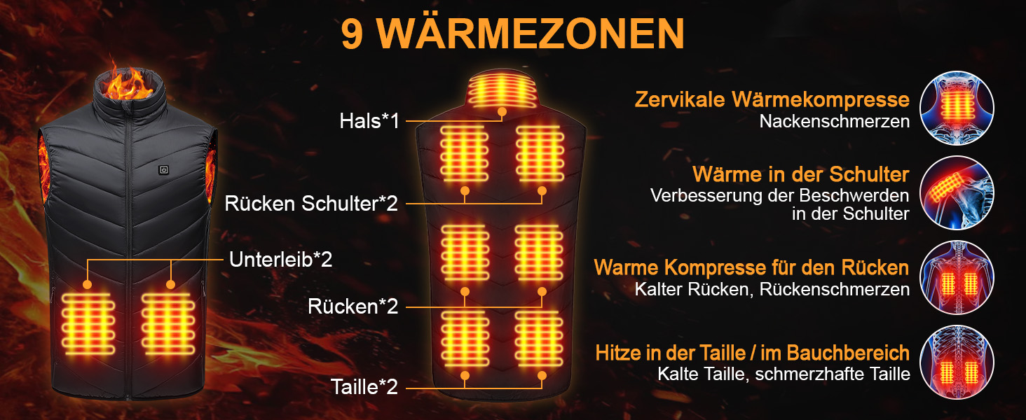 Обогревна куртка з Powerbank, легка та перезаряджувана, для чоловіків та жінок (XL)