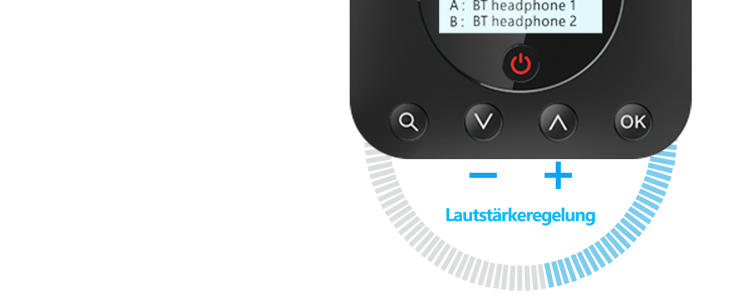 1Mii Bluetooth 5.2 Передавач для ТВ з aptX HD та низькою затримкою, велика дальність дії, аудіоадаптер для 2 навушників або динаміків, 3,5mm AUX/Оптичний/Коаксіальний вихід, регулювання гучності (B06TX+)