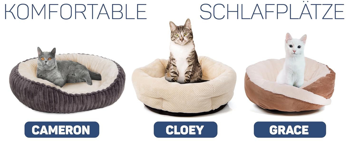 Кігтечка для котів Wallace & Jones Cameron - овальне ліжко-корзина, антрацит-бежеве, розмір S, 55 x 45 x 17 см