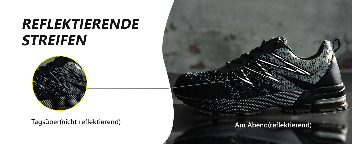 Зручні робочі черевики Suadex з металевим капаком для чоловіків та жінок, чорного кольору, розміри 37-48 EU