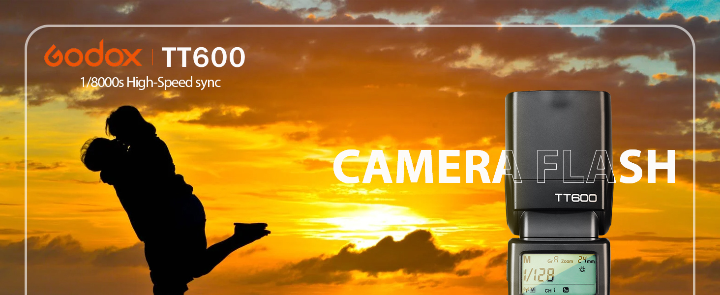 Спалахувач Godox TT600 2.4G для Canon, Nikon, Pentax, Olympus, Fujifilm, Panasonic, Pentax камер