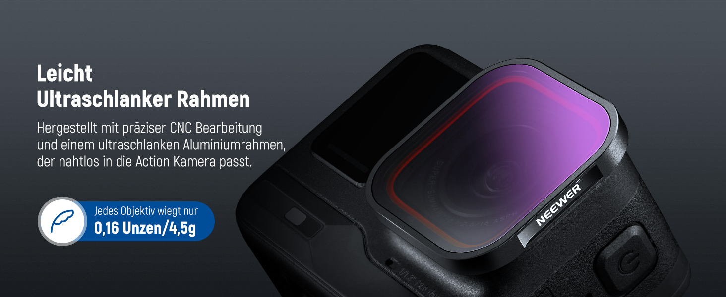 Набір фільтрів ND та CPL NEEWER для Insta360 Ace Pro (4 шт.) - ND16, ND32, ND64, CPL