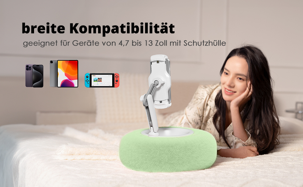 Подушка-підставка SupeDesk для Kindle, iPad та планшетів (4,7-13 дюймів), м'який тримач для читання та перегляду відео в ліжку або на дивані, колір зелений