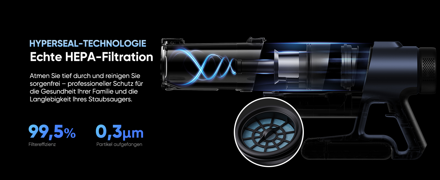 Бездротовий пилосос Vexilar V12: 50 хв роботи, 50 кПа, 450 Вт, LED-дисплей, зелене підсвічування, антизаплутувальна щітка. Ідеально для дому, авто, видалення шерсті тварин.