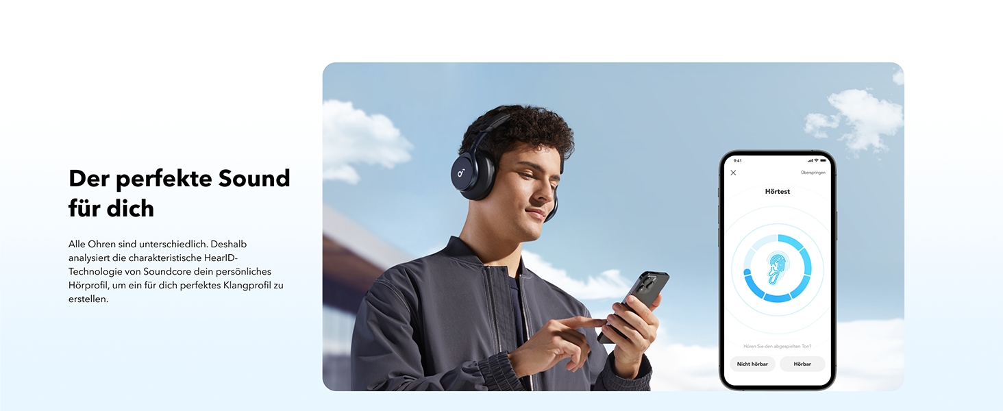 Soundcore Space One: Бездротові навушники Over-Ear з активним шумозаглушенням, Bluetooth 5.3, Hi-Res Audio (Чорний)