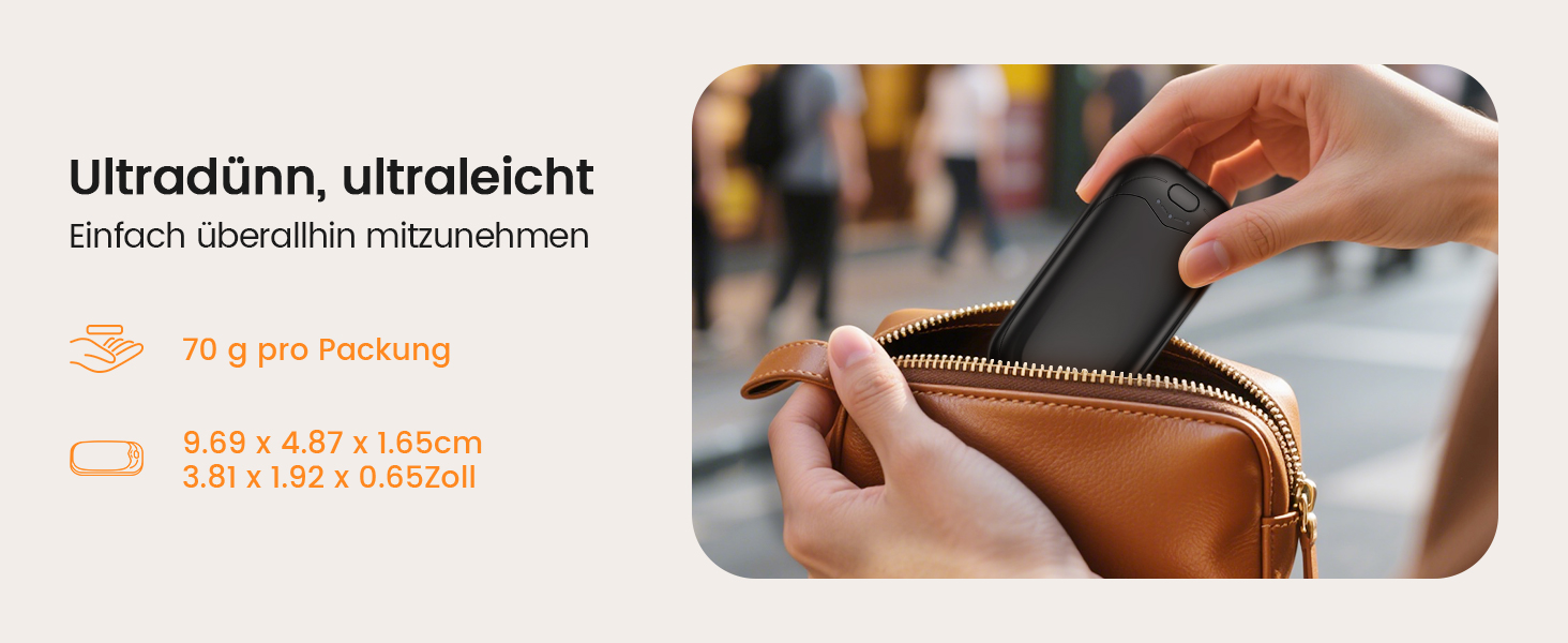 Електричні грілки для рук Gabless 2 шт., USB, портативні, 3 рівні нагріву, швидкий нагрів, чорні - чудовий подарунок для чоловіків та жінок