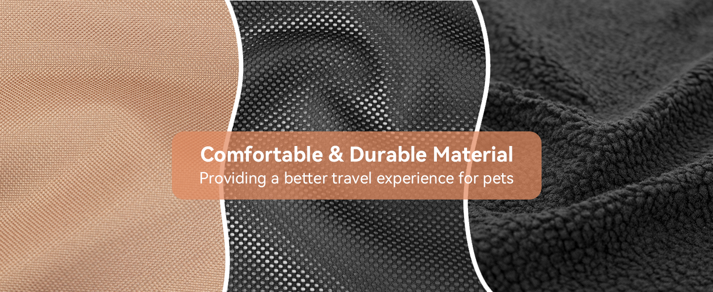 Транспортна переноска для котів та маленьких собак Petfit - легка переноска для подорожей літаком, з ременем безпеки та розкладною підстилкою, колір хакі (L)