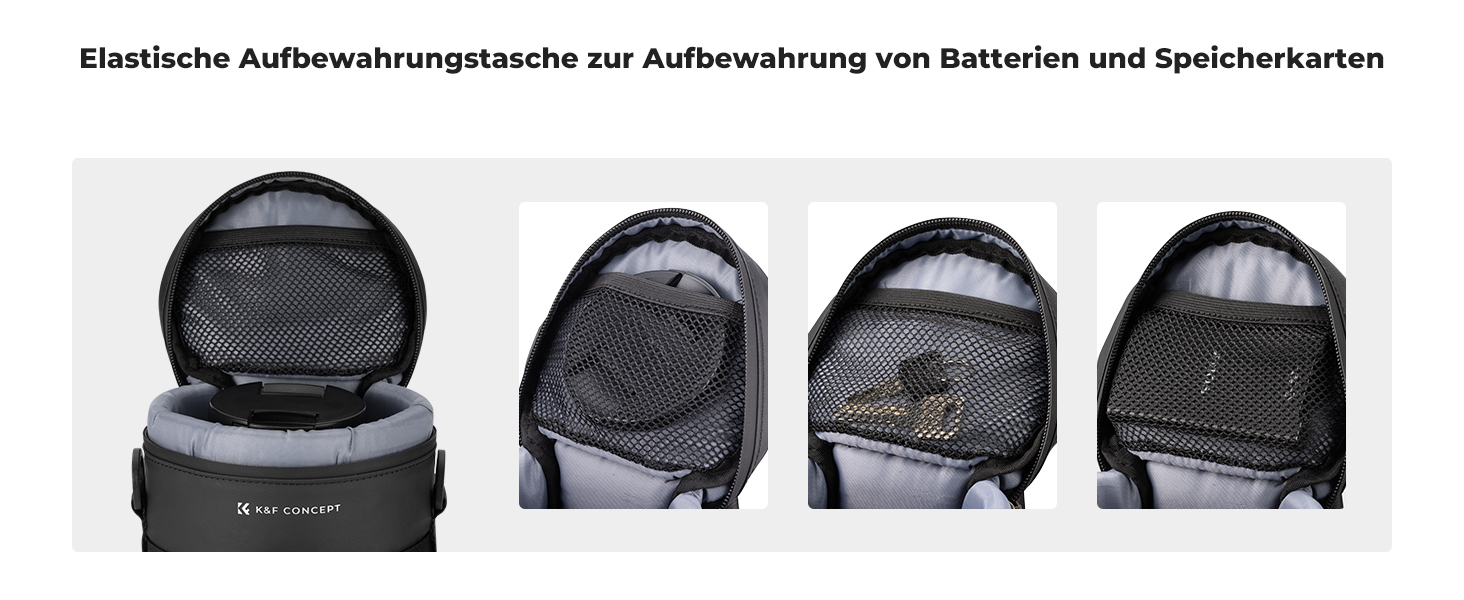 Чохол для об'єктива K&F Concept, водонепроникний, XL, для DSLR/SLR