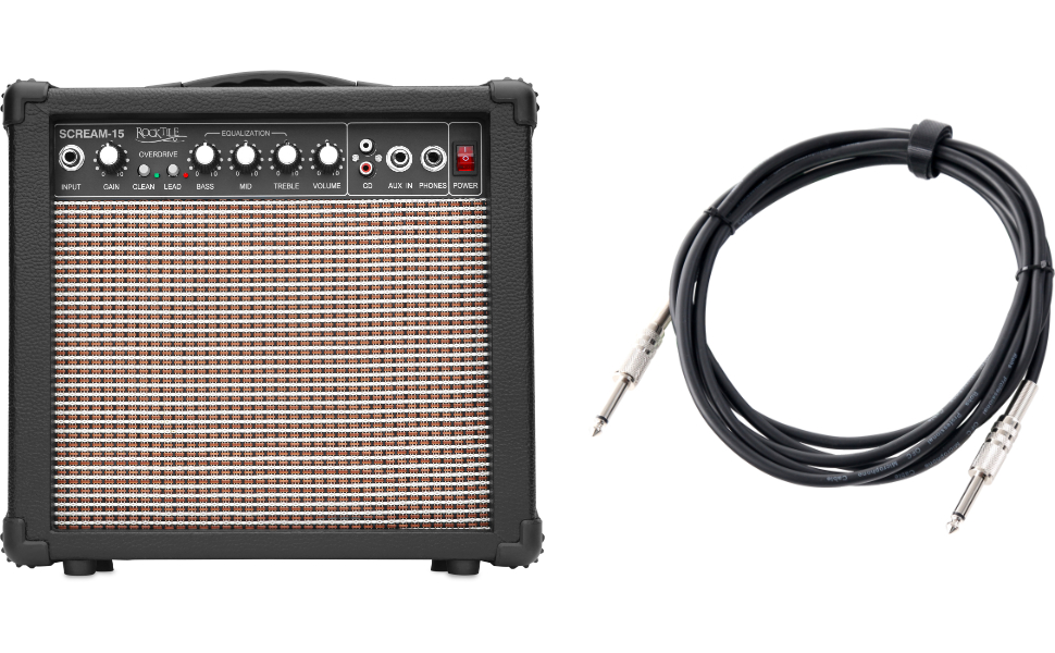 Rocktile L-100 SB Стартовий набір електрогітари Sunburst, Rocktile