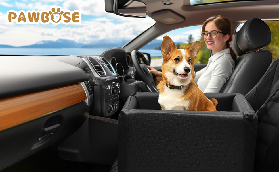 Автокрісло для собак - безпечне та зручне автоліжко для маленьких та середніх собак до 35 кг, з ременем безпеки та водонепроникним покриттям