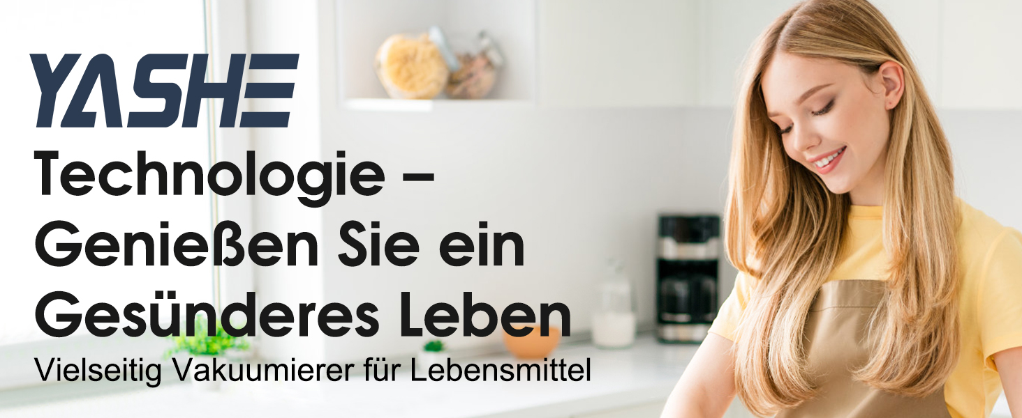 Вакуумний пакувальник YASHE з сухим та вологим режимом, 5-в-1, зварювальна штанга 30 см, для су-від та консервації м'яса, риби, фруктів та овочів