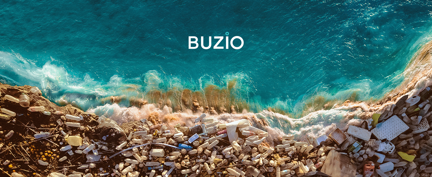 Термофляга Buzio з нержавіючої сталі 1180 мл з трубочкою, ізольована, для спорту, чорна