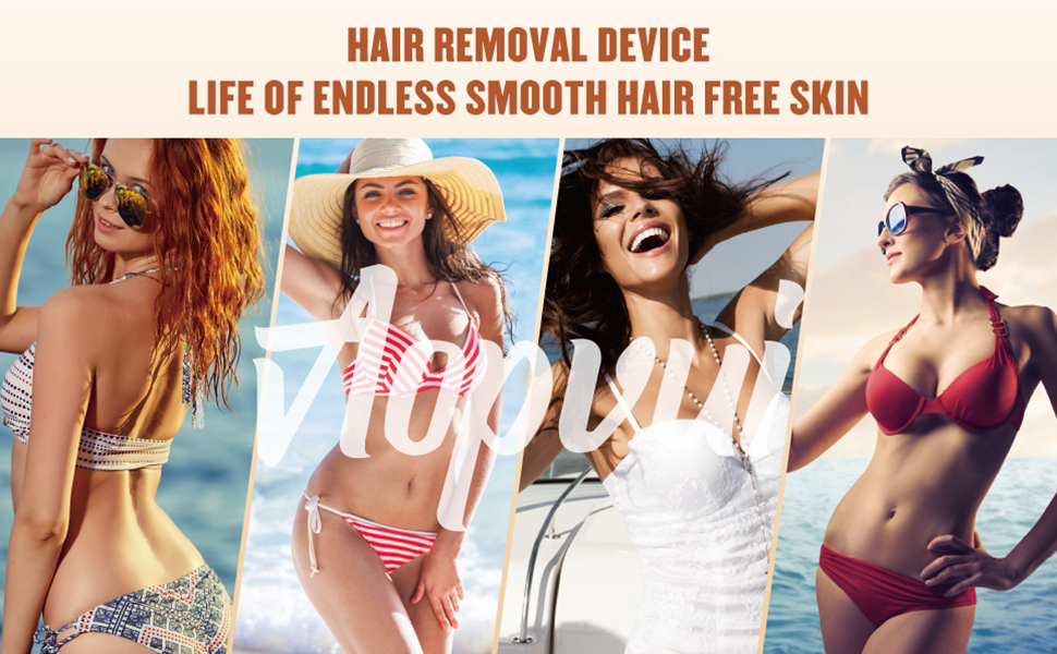Пристрій для епіляції IPL: для жінок та чоловіків, 9 рівнів енергії, 999 000 імпульсів, безпечний для дому (обличчя, тіло, бікіні)