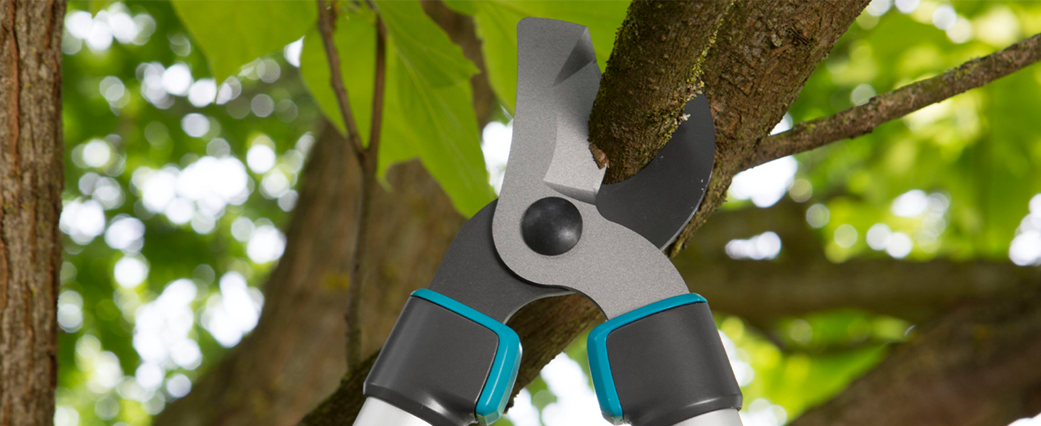 Секатор Gardena TeleCut 650-900 B, телескопічний, байпасний, для свіжої деревини, ергономічні ручки ErgoTec