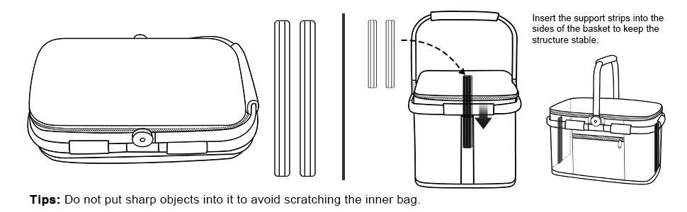 Термосумка-холодильник для покупок 35L, велика ізольована сумка-холодильник для обіду, офісу, кемпінгу, пікніка, подорожей, водонепроникний внутрішній кишень, міцна підтримка бокових стінок, винно-червоний колір