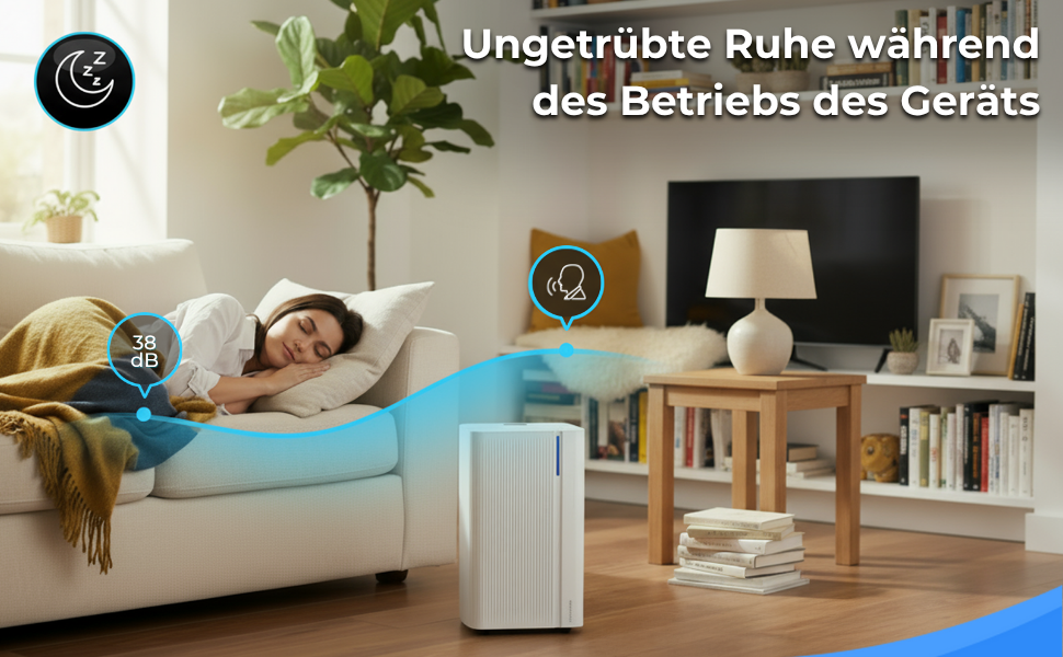 Електричний осушувач повітря Climative WAVE ION 12L/24h з Wi-Fi та очищувачем повітря для дому, квартири, ванної кімнати. Захист від вологи та плісняви до 20м²