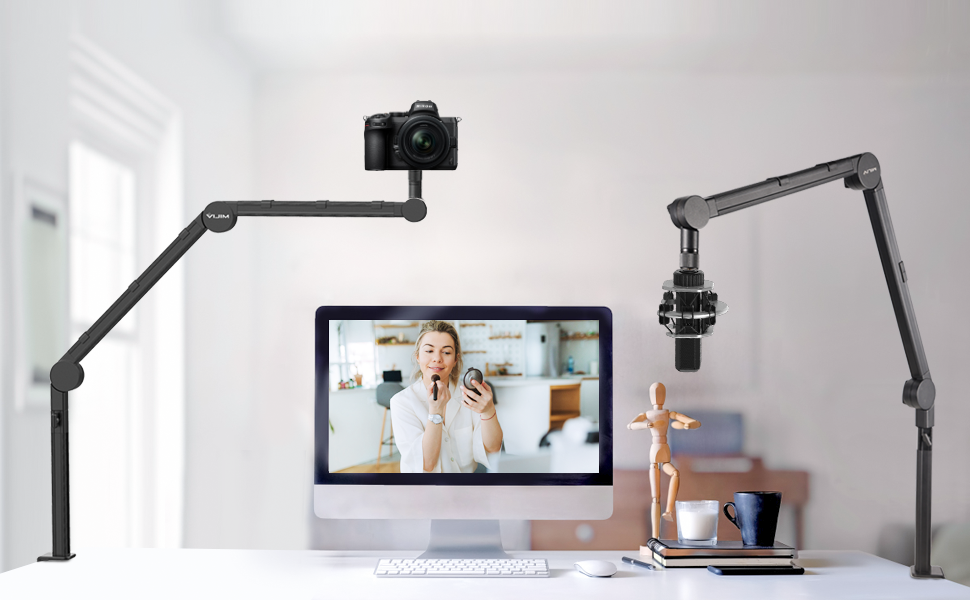 Тримач для мікрофона ULANZI LS24 - професійний, міцний, для студії, стрімінгу, подкастів, broadcast, з адаптерами 3/8' та 5/8'