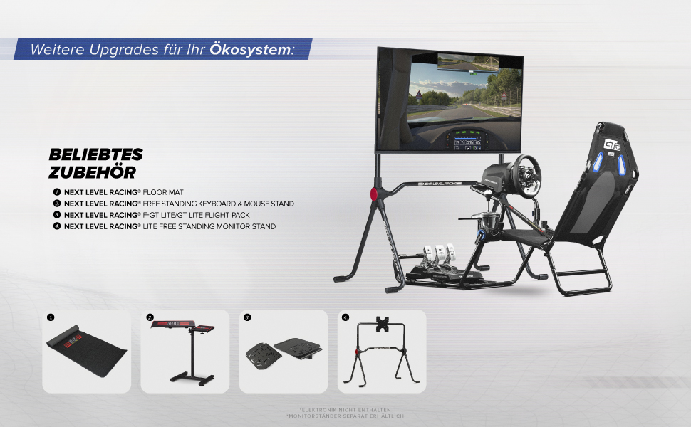 Next Level Racing F-GT Lite Складаний симулятор кокпіту (PlayStation Edition)