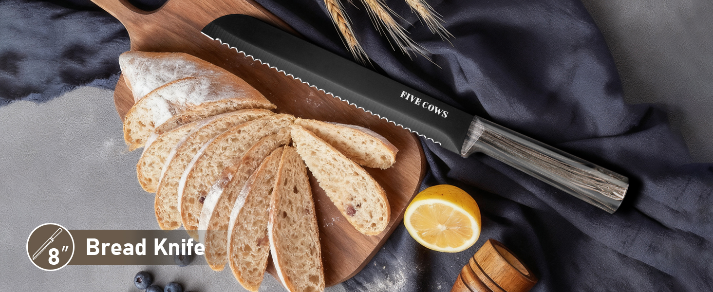 Набір кухонних ножів Messerblock з 16 предметів, з дощечкою, захистом пальців, точилкою та кухонними ножицями, професійний набір для дому (зелений, чорний)