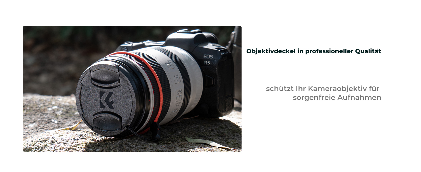 Поляризаційний фільтр K&F Concept 58mm CPL з багатошаровим покриттям для об'єктивів фото- та відеокамер, стрічка для фіксації кришки об'єктива, універсальна кришка об'єктива (Nano-Klear)