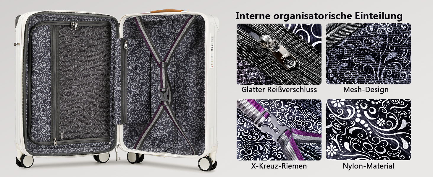 Чемодан Joyway ABS з жорсткою оболонкою, розширюваний, на 4 колесах, з TSA замком, набір 3 шт. (зелений, чорний)