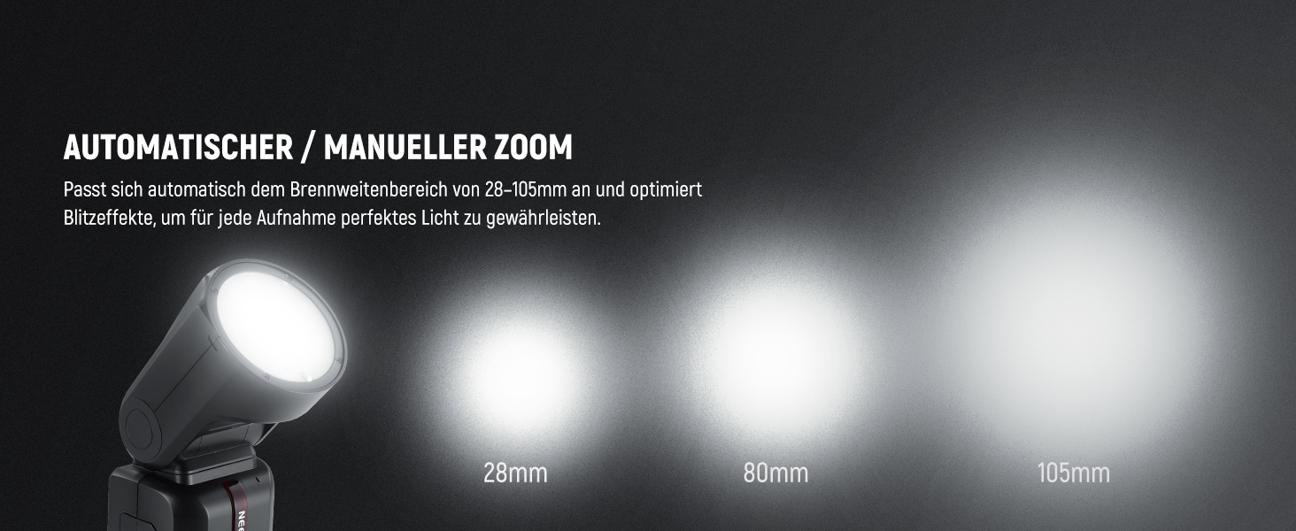 NEEWER Z2-N: Світловий проблиск Speedlite 2.4G TTL для Nikon з моделюючою лампою, швидким перемикачем TCM, HSS 1/8000s, акумулятор 2600mAh