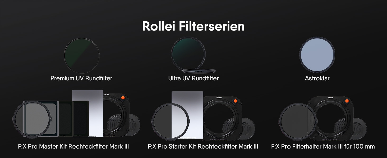 Захисний UV-фільтр Rollei Premium 77 мм для об'єктивів камери, багатошарове покриття, світлопропускання 99%