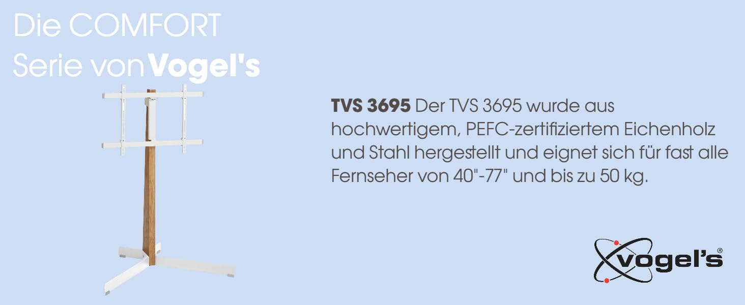 Підставка для телевізора Vogel's TVS 3695, поворотна, 40-77