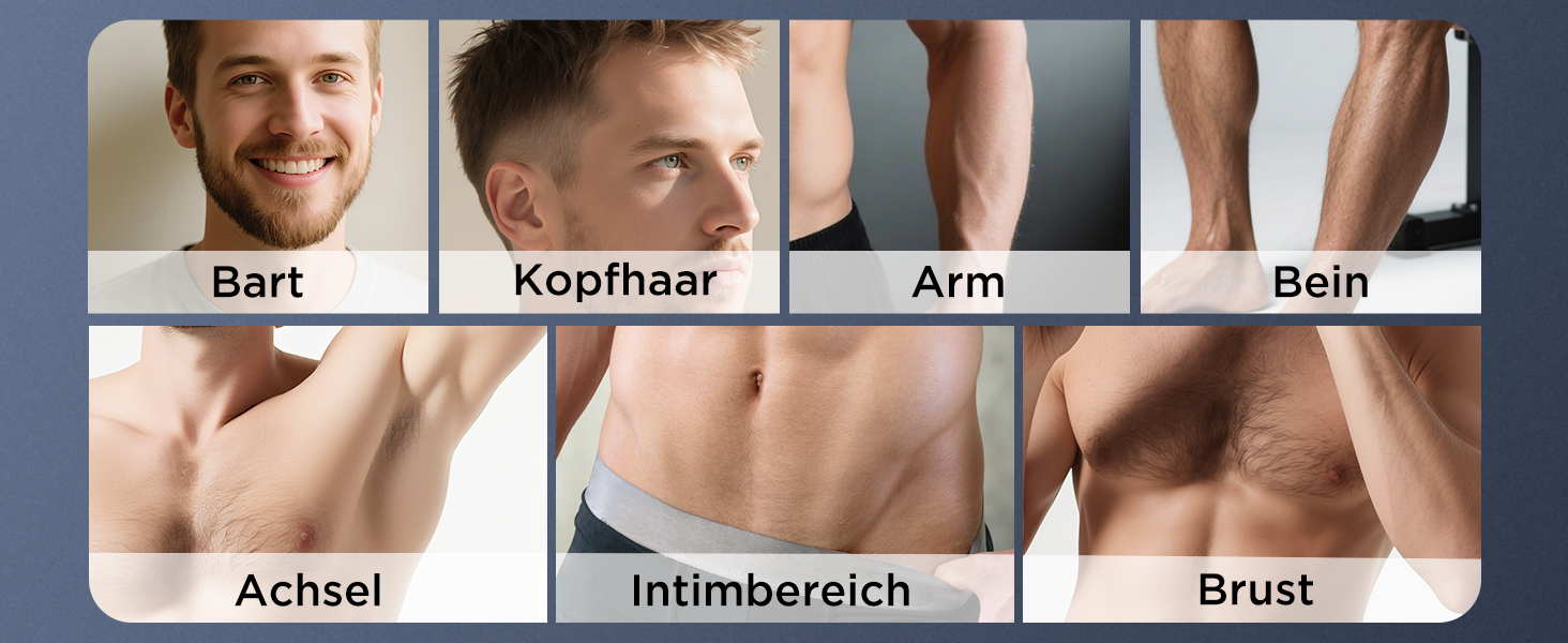 Електричний триммер для бороди Barttrimmer Herren: триммер, шавер, для тіла, USB