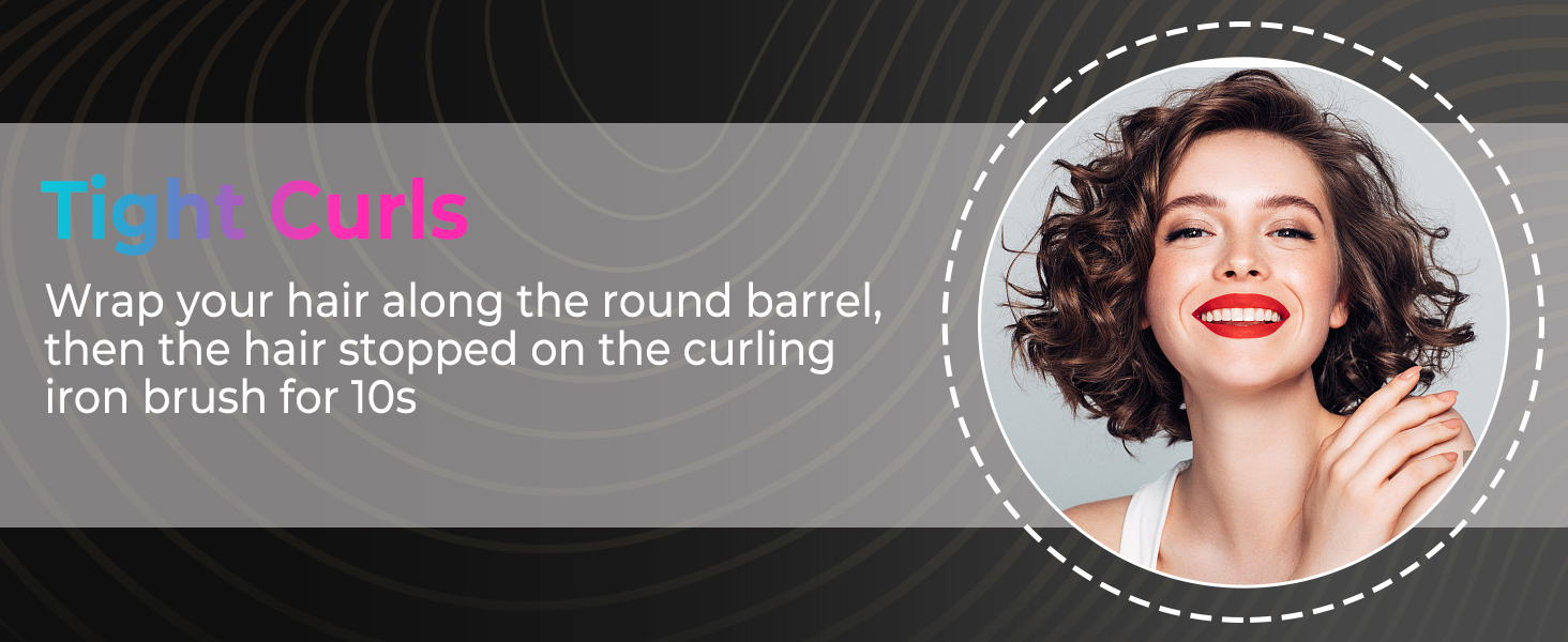 UKLISS Стайлер для волосся 6-в-1 Airbrush | Професійний набір Air Styler - 1000W | Фен-щітка, плойка, фен, для локонів, об'єму та випрямлення (Рожеве золото)