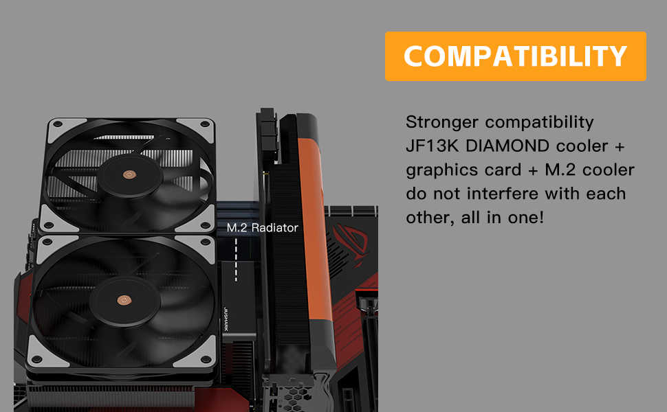 Охолоджувач CPU TZMRIT KF200 з 2 тепловими трубками, RGB LED, чорний, 9см, 2200RPM, для LGA115X/1200/17XX/1366, FM1/FM2/AM2/AM3/AM4/AM5