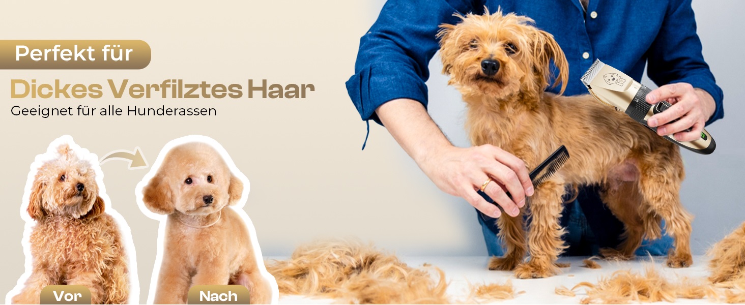 Професійна електрична машинка для стрижки собак GLOBAL TECH Leise - для собак, котів та інших домашніх тварин